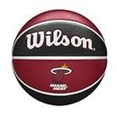 WILSON NBA Team Tribute Basketball - Size 7-29.5", Miami Heat