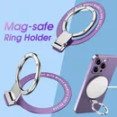 Magnetic Cell Phone Ring Holder For iPhone 12 13 14 Samsung Xiaomi For MagSafe Removable Cell Phone