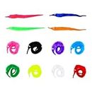 wju Lorec Pack of 12 Colourful Worm Toys Magic Worm Toy Magic Plush Twisty Worm Wiggle Moving for Birthday Party Bag Gift Party Carnival Party Favours Children and Cats