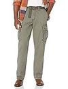 UNIONBAY Men's Survivor Iv Relaxed Fit Cargo Pant-Reg and Big and Tall Sizes Casual, Military, 36W x 30L