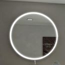 Paris Mirror Galaxy Illuminated Bathroom/Vanity Wall Mirror Metal | 40 H x 40 W x 2 D in | Wayfair GALA40406000D