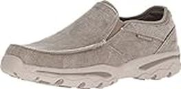 Skechers Men's Relaxed Fit-Creston-Moseco Moccasin, Taupe, 10 Wide US