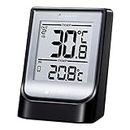 Oregon Scientific EMR211 Weather@Home Wireless Indoor/Outdoor Thermometer with Bluetooth connectivity, Black