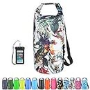 OMGear Waterproof Dry Bag Backpack Waterproof Phone Pouch 40L/30L/20L/10L/5L Floating Dry Sack For Kayaking Boating Sailing Canoeing Rafting Hiking Camping Outdoors Activities (camouflage1, 5L)
