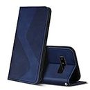 ZONNAVI Cover per Samsung Galaxy S10, Flip Custodia Pelle PU con [Slot Cart] [Supporto Stand] [Magnetica], Cover a Libro Portafoglio per Samsung Galaxy S10 (Blu)