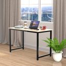 Halter Gaming Computer Desk for Home Office, 47" Modern PC Laptop Office Desk for & Students, Sturdy Wood/Metal in Black | Wayfair HATABLEBTEAK-LOC