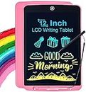 Tvara 12 Inch Large Size LCD Writing Tablet for Kids Electronic Colorful Screen Draing Board Doodle Scribbler Pad Learning Educational for Boy Girl (Multi Color)