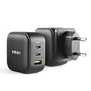 MINIX PNI-MX-NEO-P1, Caricatore Neo P1 con 3 Porte USB 2 x USB-C 3.0 (Massimo 65 W) 1 x USB-A Quick Charge 3.0 (Massimo 36 W)