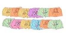 CALZINO Girl's and Boy's Cotton Printed Bloomers (Multicolour) - Pack of 12