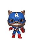 Popsplanet Funko Pop! Marvel - Capwolf - Exclusive to 2021 Summer Convention Limited Edition #882