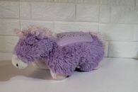 Pillow Pets Dream Lites - Purple Unicorn Plush Toy 13" VG Working Lights