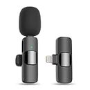 MAYBESTA Bluetooth Mini Microphone for iPhone, iPad - Wireless Lavalier Lapel Mic for Video Recording - Clip on Shirt Phone Microphones for Tiktok YouTube Interview Podcast