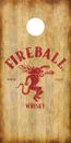 Fireball cornhole board vinyl wraps