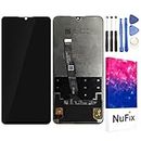 NuFix LCD Replacement for Huawei P30 Lite Screen Glass LCD Display Touch Digitizer Assembly with Adhesive and Tools LX3A LX2J Black
