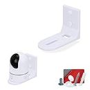 Adhesive Baby Monitor Camera Wall Mount Holder Shelf for Wyze Nanit Infant Optics Wansview Blink TP Link Kasa Ring & More, Easy to Install Security Bracket, Reduce Blind Spots & Clutter (W01)