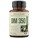 DIM Supplement Women & Men. Promotes Healthy Testosterone & Estrogen Balance - Hormone Balance for Women & Men - Potent 350mg Diindolylmethane (DIM) Plus Bioperine for Healthy Skin & Mood. 60 Capsules