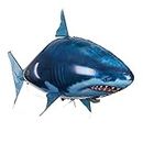 Remote Control Shark Toys Swimming Fish RC Animal Toy Infrared RC Fly Air Balloons Clown Fish Toy Gifts Party Decoration Balloon ANTI-GRAVITY INDOOR TOY HOVERS and FLOATS in MID-AIR (Blue)