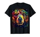 Ours Grizzly coloré en gros plan T-Shirt