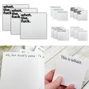 Funny Post-it Notes Snarky Novelty Office Supplies Funny Rude Desk Accessories