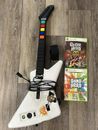 Guitar Hero X-Plorer Xplorer Bundle Guitar With Games Rock Band Xbox 360