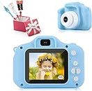 CADDLE & TOES Video Digital Camera for 4+ To 15 Year Old Kids Boys/Girls, Kids Digital Camera, Children Digital Video Camera, Christmas Birthday Gift for Boys Age 4+ 5 6 7 8 9 (Aque Blue With SD Card)