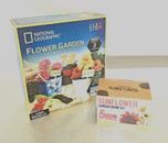 NATIONAL GEOGRAPHIC Flower Garden Growing Kit for Kids & Sunflower Kit