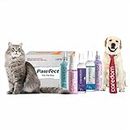 Caredom Pawfect Winter Care Kit - The Pet Box For Dog & Cat | 5 In 1 Head To Paw Customize Grooming Kit | Health, Hygiene & Beauty Needs Of Your Pet Through World Class Products