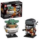 LEGO BrickHeadz Star Wars The M&alorian&The Child 75317 Building Kit (295 Pcs),Multicolor