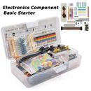 Electronic Component Starter Kit Breadboard Resistor Transistor T1Y3