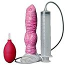 Jixaxe Realistic Animal Wolf Dildo Spray Dildo with Suction Cup Silicone Dildo with Splash Function Ejaculation Function Dildos Butt Plug Animal Sex Toy for Men Women