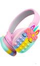 Aolcev Cuffie Bluetooth Wireless Over Ear per Bambini Ragazze Donna Testa Pieghevole