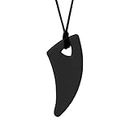 ARK's Saber Tooth Chew Necklace for Mild to Moderate Chewing (Black) by ARK Therapeutic