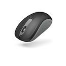 Hama "AMW-200 Optical Wireless Mouse with Nano Receiver,1600 DPI Optical Sensor, 2.4GHz Connectivity, 3 Buttons Wireless Mouse - (Anthracite/Black)