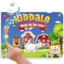 Kiddale 28 Farm-Animal Musical Sounds Book|16 Audio Nursery Rhymes Learning|Interactive & Intelligence Book|Best Alternative to Keep Kids from Mobile Phones & Screens|Ideal Gift for 1,2,3 Year Kids
