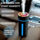 1pc Car Usb Mini Air Humidifier, Portable 7-color Led Light 360ml Water Spray Cold Mist Humidifier, Aromatic Essential Oil Diffuser, Small Appliance, Bedroom Accessories