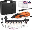Ultimate Tacklife Rotary Multi Tool Kit with 81 Accessories & 4 Attachments 135W