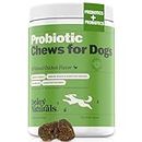 Deley Naturals Probiotics for Dogs, 120 Chicken Soft Chews, 6 Digestive Enzymes, 4 Billion CFU's/2 Chews, Improves Dog Allergies, Bad Dog Breath and Dog Diarrhea, 100% Natural Supplement