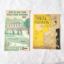 HOUSE Maintenance SPRING CLEANING Booklet Pamphlet Catalog Brochure 1960's Illus