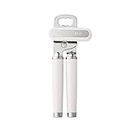 KitchenAid - Classic Can Opener, Stainless Steel Manual Can Opener with Built-in Bottle Opener (White)