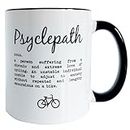Worry Less Design Gifts for Cyclists - Funny Cycling Mug - Cycling Gifts for Men Women - Bike Gifts - Great Presents for Cyclists - 330ml Ceramic Mug