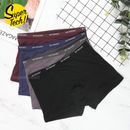 Mens Boxer Briefs Bamboo Fiber Breathable Underwear Trunks Underpants Knickers