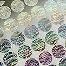 0.59 in High Security Tamper Evident Seal Warranty Void Original Genuine Authentic Hologram Labels/Stickers w/Unique Sequential Serial Numbering Tamper Proof Stickers (550)