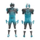 10 Custom American Football Uniforms Digital Sublimation Sets Jersey and Pant+_
