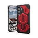 URBAN ARMOR GEAR UAG Designed for Samsung Galaxy S24 Plus Case 6.7" Monarch Crimson, Rugged Military Drop-Proof Impact Resistant Non-Slip Protective Cover