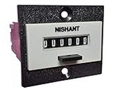 Nishant 230 V Plastic Electro Magnetic Impulse Counter