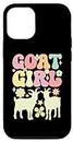 Carcasa para iPhone 14 Goat Girl Groovy Goat Lovers Granjero
