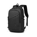 Kono Laptop Backpack Anti-Theft Travel Business Computer Rucksack Work Bag with USB Charging Port Lightweight Laptop Bag Water Resistant School Backpack Bag for Men Women fits 15.6 Inch (Black)