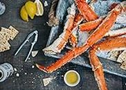 Alaskan King Crab: Super Colossal Red King Crab Legs (4 LBS) - Overnight Shipping Monday-Thursday