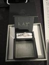 Anillo de compromiso Kay Jewelers The Leo redondo 14K 7/8 CT - con caja garantía de por vida