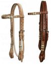 Western Saddle Horse Bridle Headstall + Reins w/ Quick Change Ends Med or Light